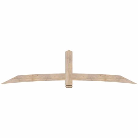 Ekena Millwork Bellingham Smooth Timber Gable Bracket, Douglas Fir, 108"W x 27"H x 1 1/2"D x 5 1/2"F, 6/12 Pitch GBW108X27X0206BEL00SDF